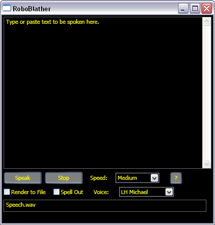 Screenshot for RoboBlather 1
